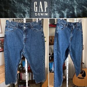Gap Women’s Mom Blue Jeans Size 14/32 Petite
